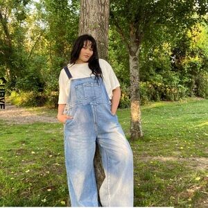 CIDER black denim overalls size 3XL new with tags